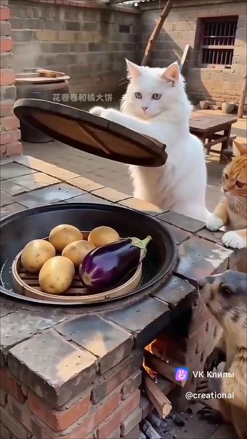 Слепой крот и кошки