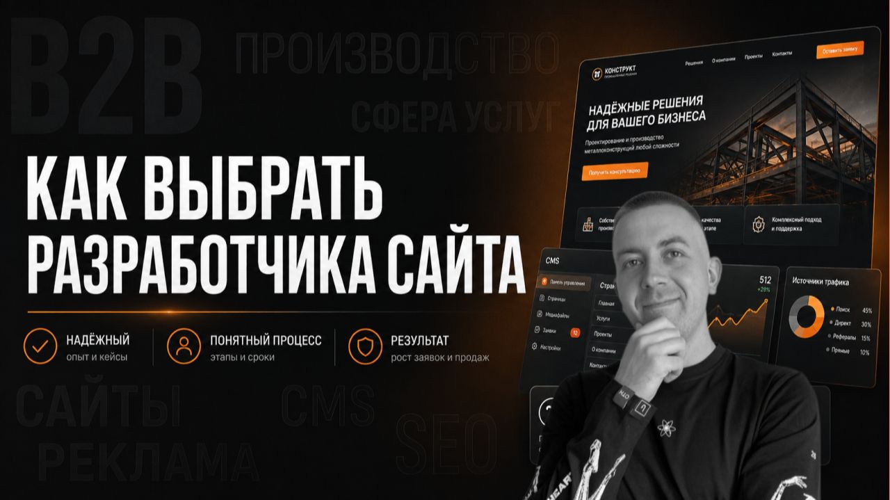Как выбрать подрядчика на сайт для бизнеса: 4 сценария