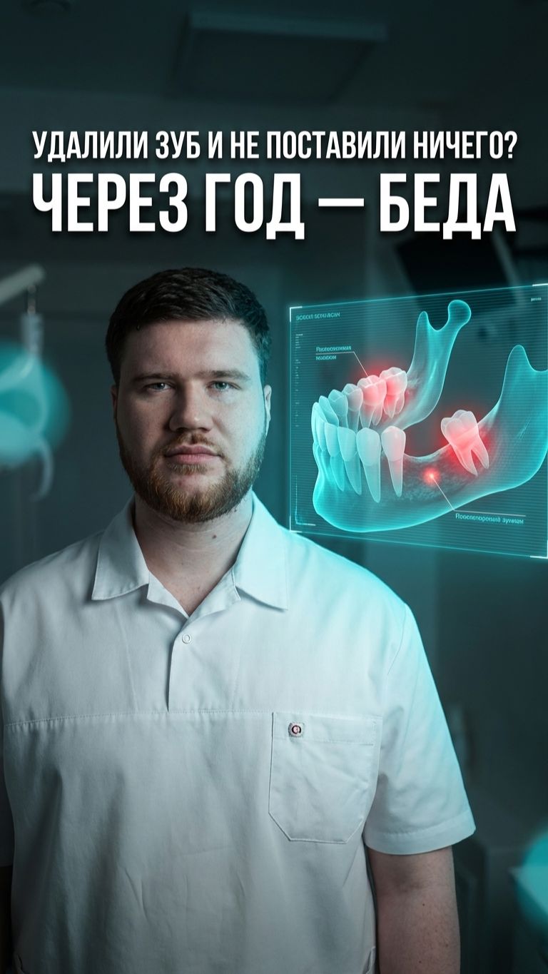 Удалили зуб — и забыли? 🦷 Зря
