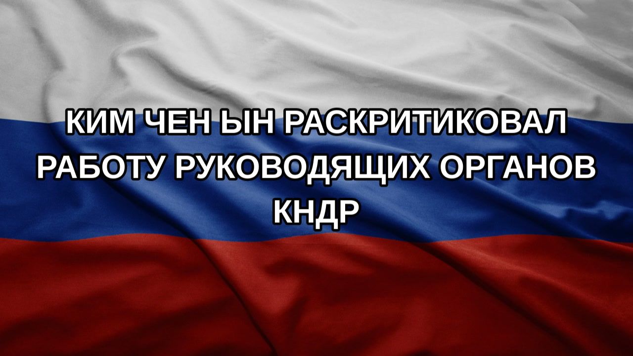 Ким Чен Ын раскритиковал работу руководящих органов КНДР
