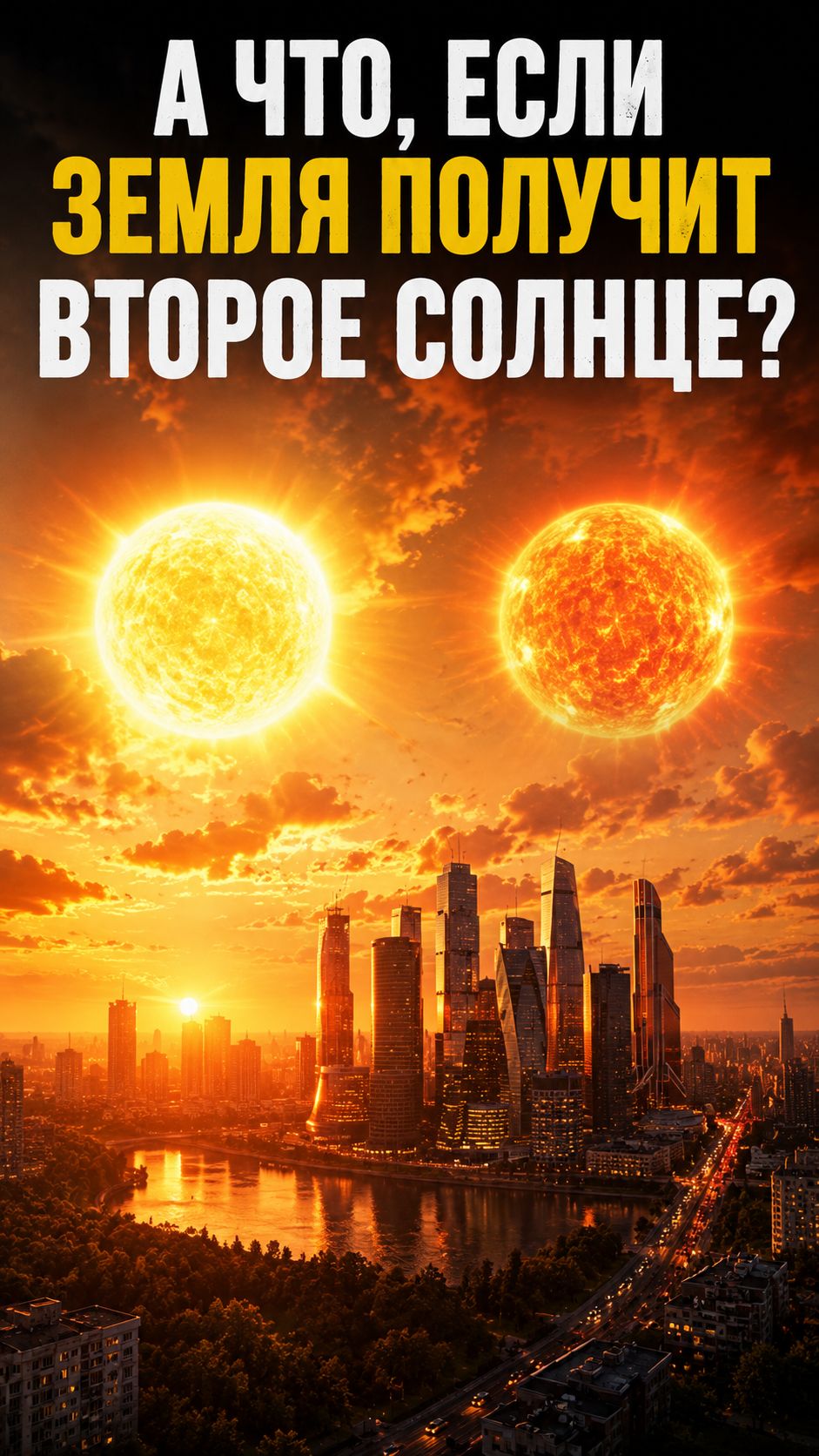А ЧТО, ЕСЛИ У ЗЕМЛИ ПОЯВИТСЯ ВТОРОЕ СОЛНЦЕ? ☀️☀️😱