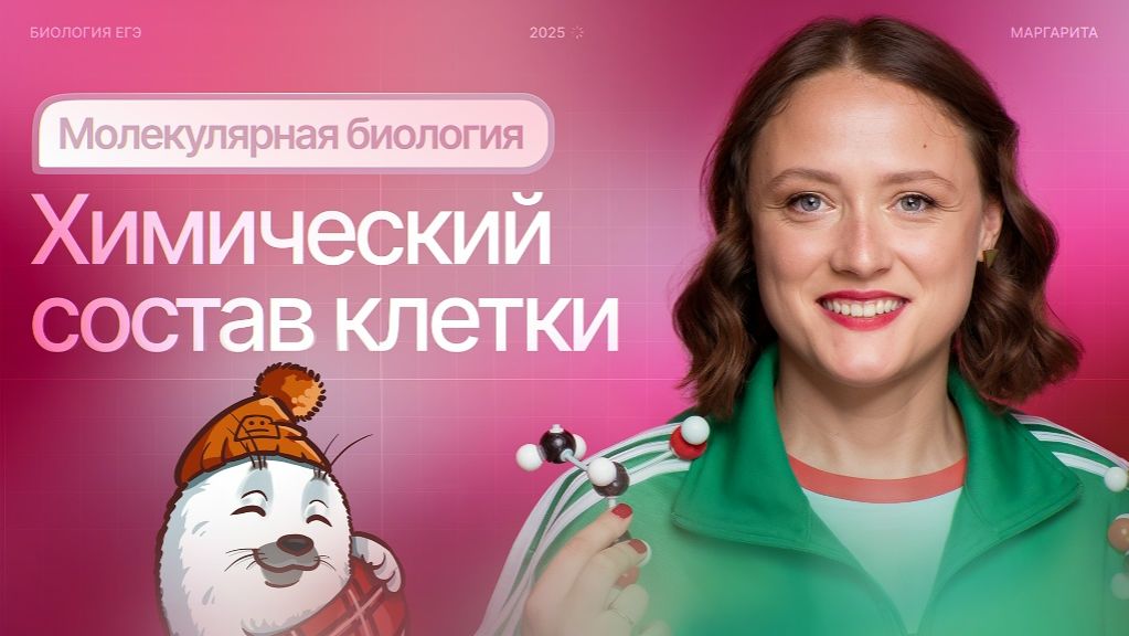 3. Молекулярная биология. Химический состав клетки | БИОпесочница | ЕГЭ-2025 по биологии
