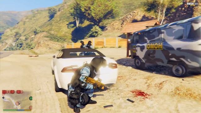 ОМОН ШТУРМУЕТ АРМИЮ БАНДИТОВ в ГТА 5 МОДЫ! ОБЗОР МОДА в GTA 5 ВИДЕО