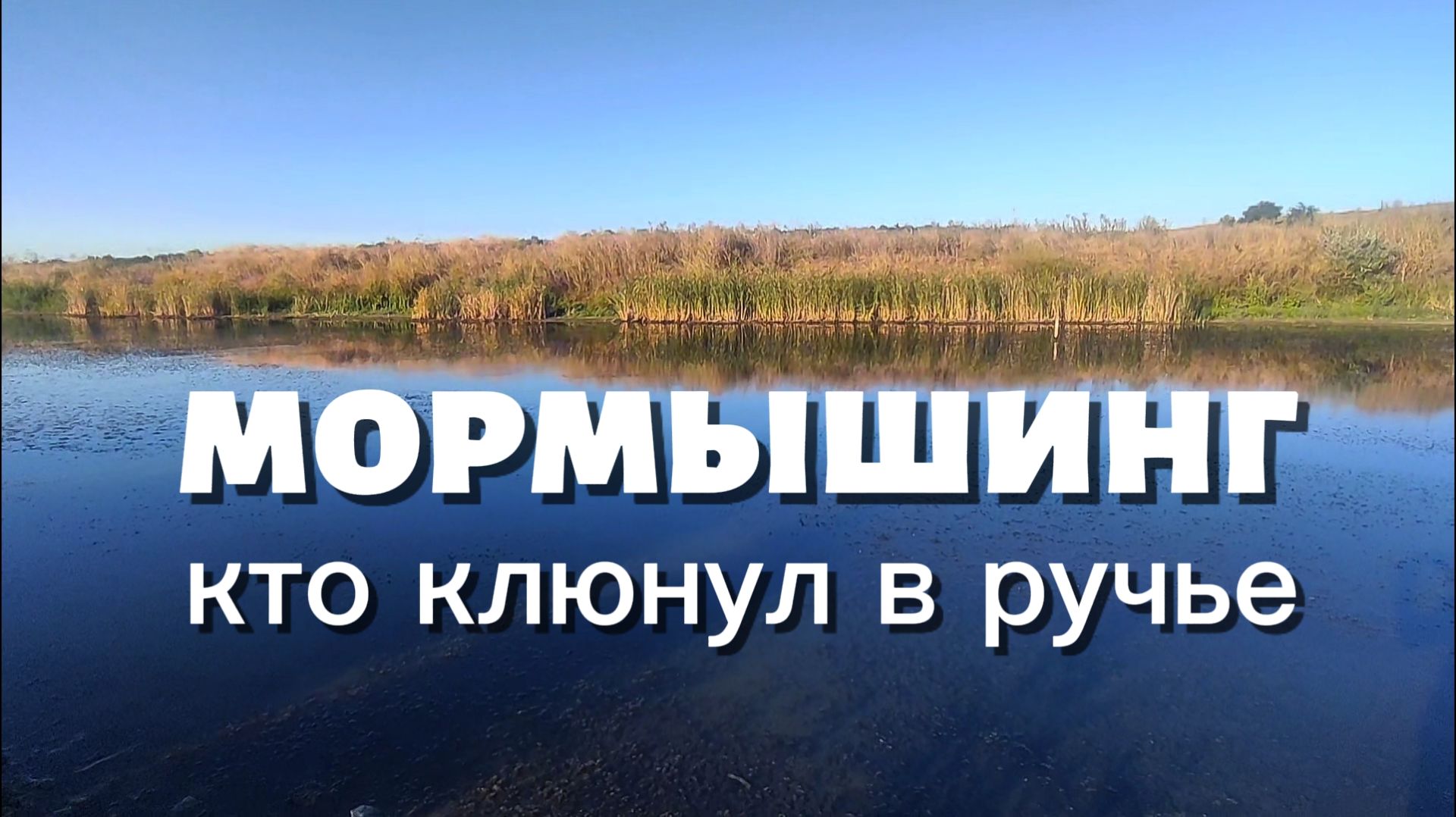 Мормышинг! Ручей удивил!