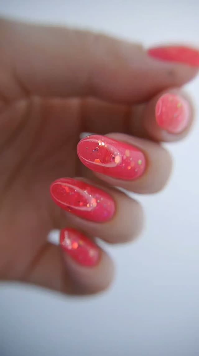 Маникюр обычным лаком💅