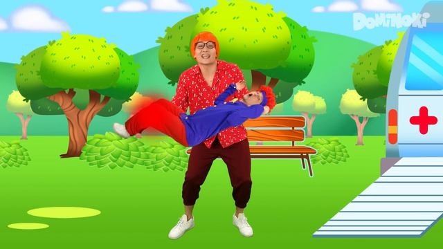 Тук тук кто за дверью ?  Развивающие Песенки Для Малышей  Dominoki