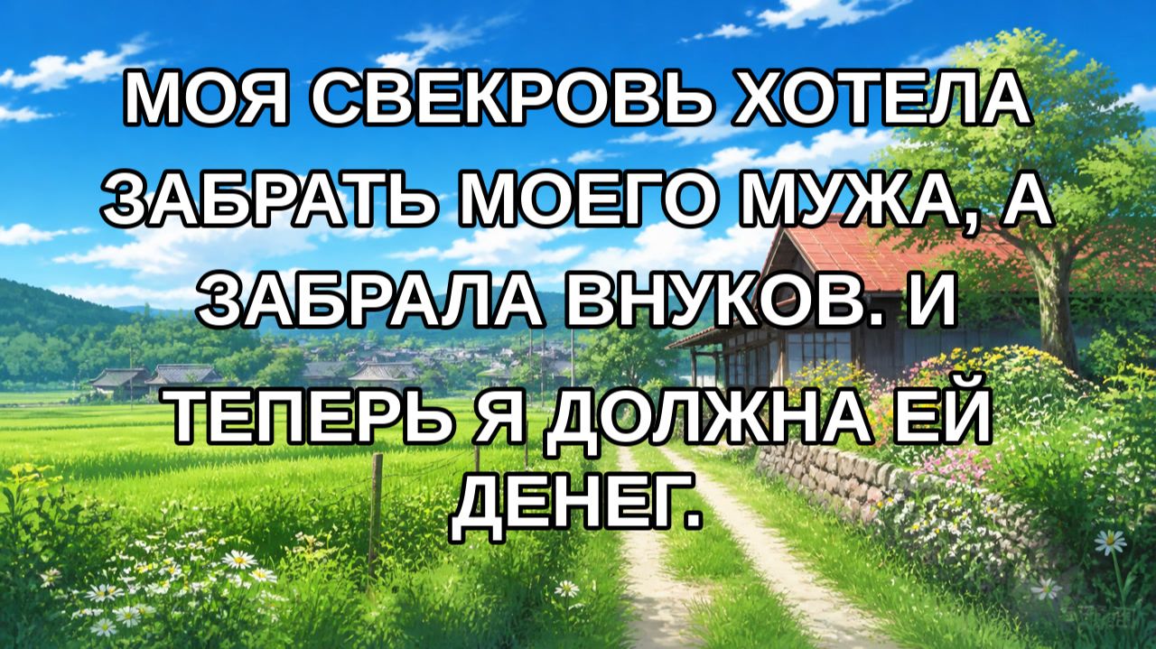 Моя свекровь хотела забрать моего мужа, а забрала внуков. И теперь я должна ей денег.