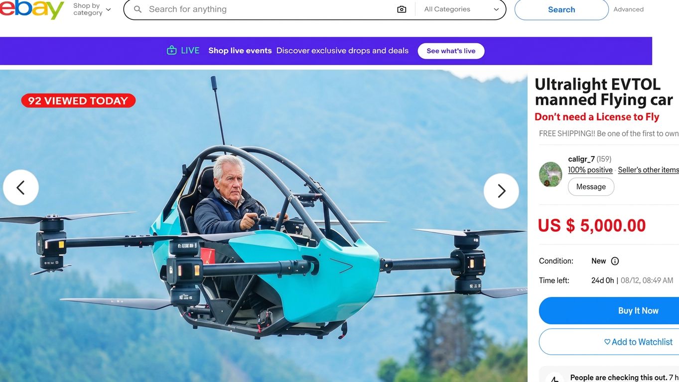 Покупка вашего первого EVTOL: 5 самых дешевых летательных аппаратов с вертикальным взлетом