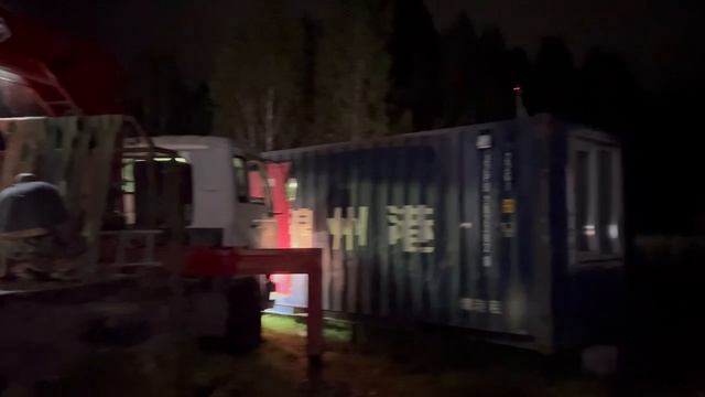 Ночной квест по установке вагончика на ферме