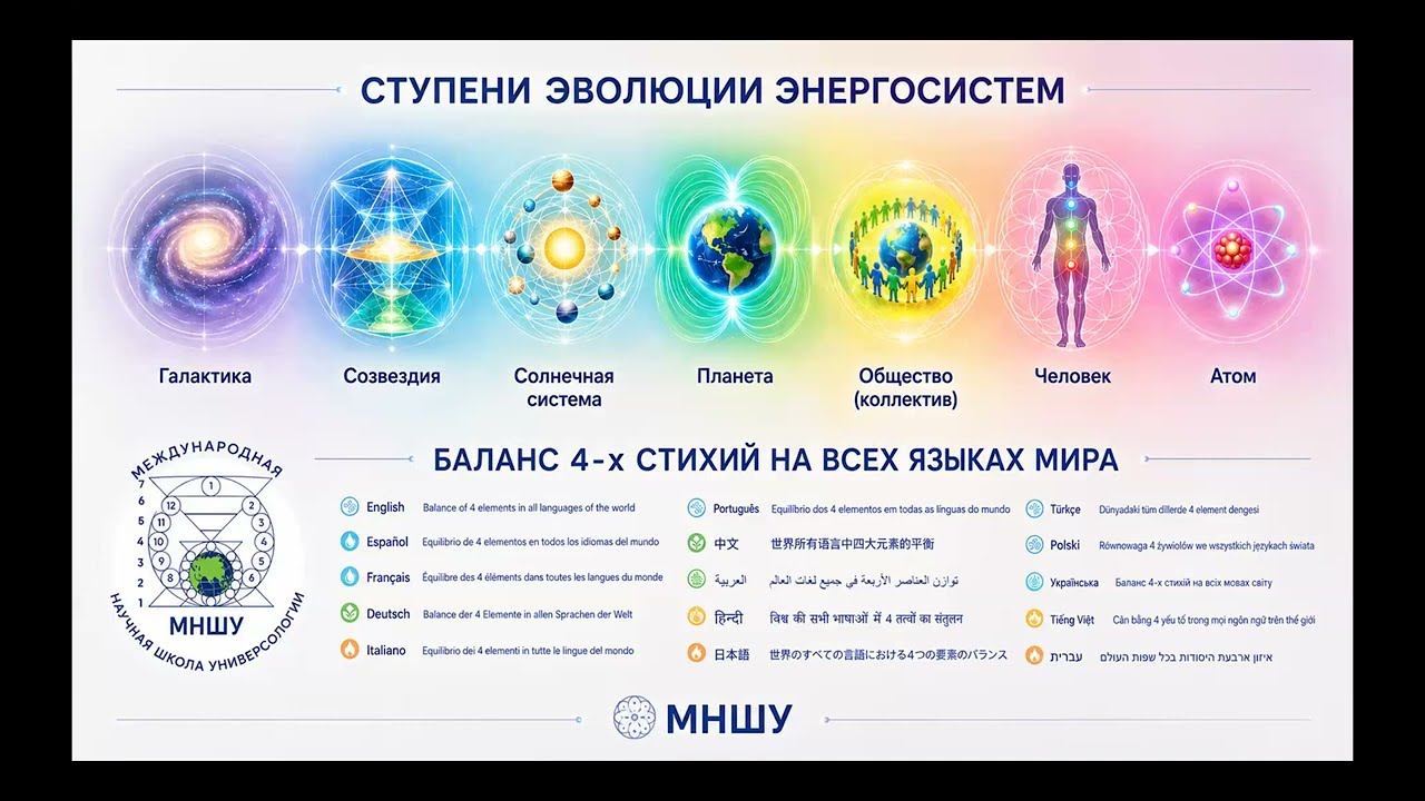 БАЛАНС 4х СТИХИЙ на всех ЯЗЫКАХ МИРА. Ежедн.утрен. ОНЛАЙН ПРАКТИКИ. Елена Голуб, Германия МаЭД. МНШУ