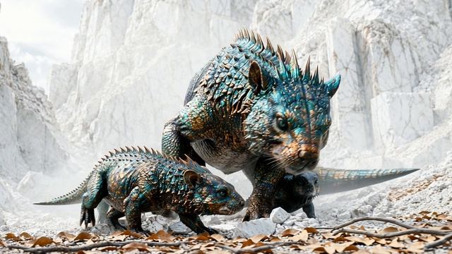Семья в мраморном каньоне