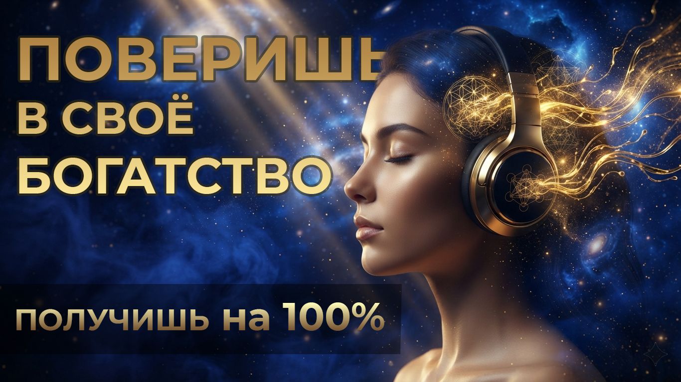 ВЕРА! ПОВЕРЬ В СВОИ БОГАТСТВО И УСПЕХ - И ОНИ ПРОЯВЯТСЯ НА 100%