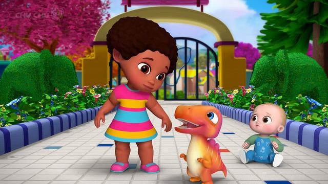 У Чику был маленький динозавр - 3D потешки и детские песни ChuChu TV #babytaku