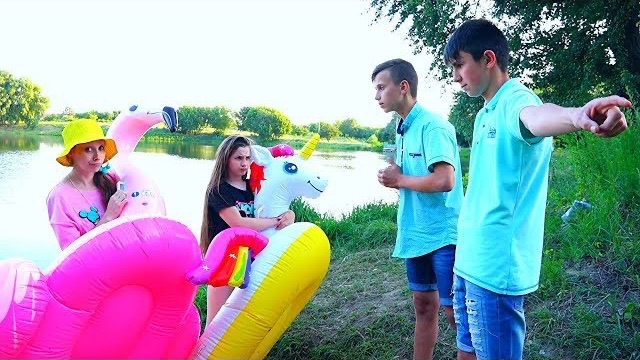 МАЛЬЧИКИ НА ОЗЕРЕ!! ЧТО ПРОИЗОШЛО?...