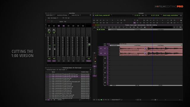 Lesson 26- Cutting The 1-00 Version – Part 1 – Film Editing Pro