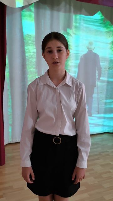 Борисова Валентина, 13 лет. Н. М. Рубцов «Старик»