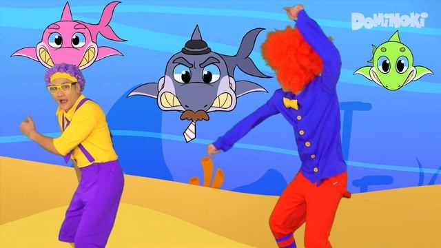 Беби Шарк - Пой и танцуй! | Акуленок | Развивающие и обучающие мультики | Dominoki