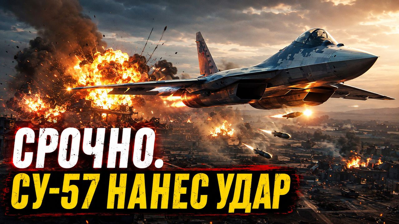 СРОЧНО. СУ-57 нанес удар