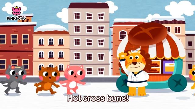 Горячие булочки  Мать Гусыня  Детские стишки  Песни PINKFONG для детей