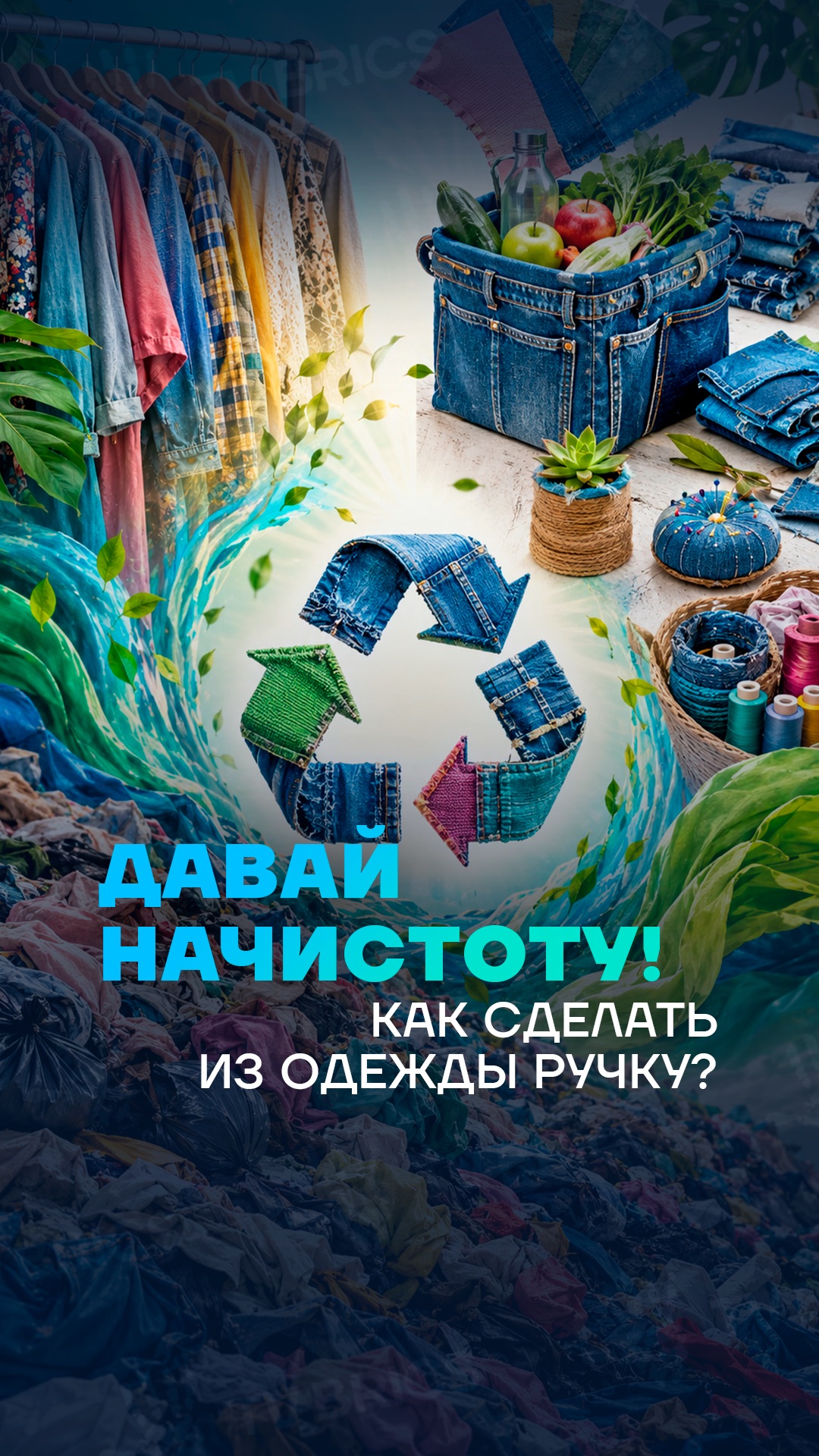 По данным экологов, ежегодно на свалки всего мира отправляется 92 миллиона тонн текстильных отходов.