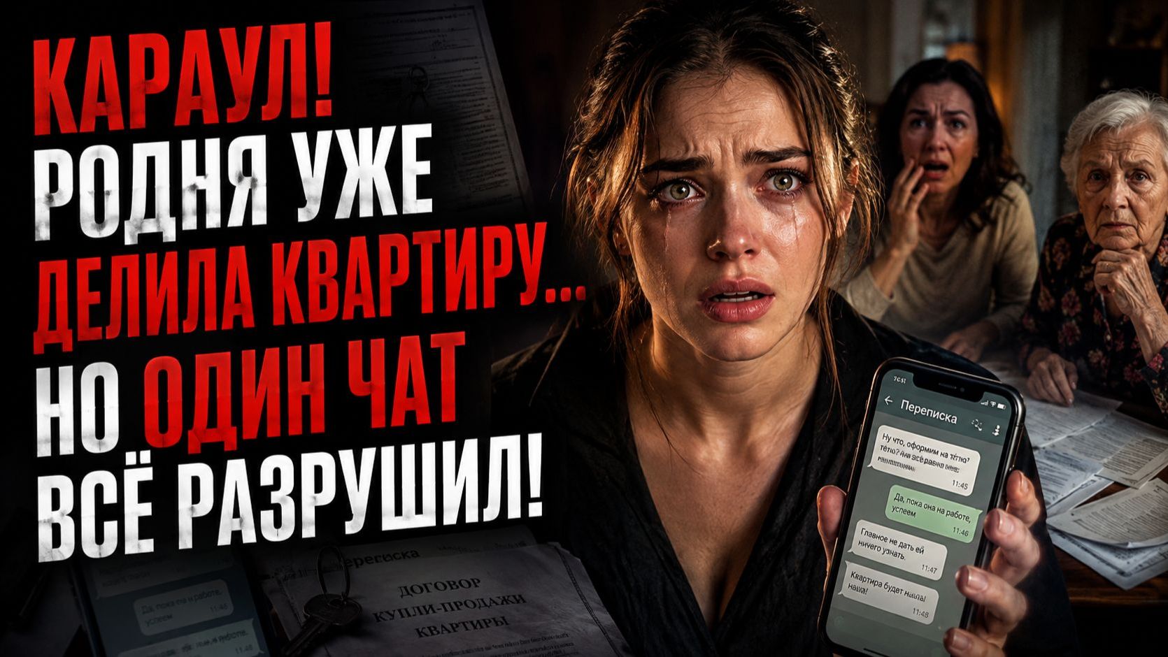 Истории из жизни | Родня хотела отнять квартиру у бабушки | Аудио рассказы