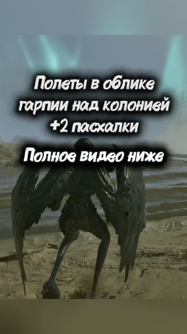 Полеты в облике гарпии над колонией +2 пасхалки #gothicremake