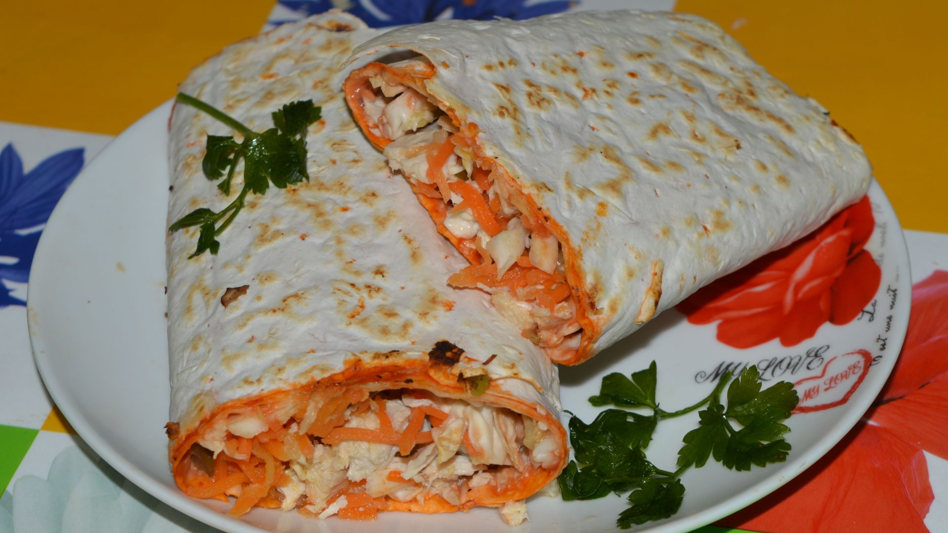 Шаурма с курицей и морковью по - корейски | Видео | Три рецепта | Rutube