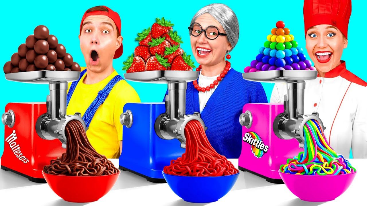 Кулинарный Челлендж# Я против Бабушки # Смешные Ситуации с Едой от Fun Fun Challenge