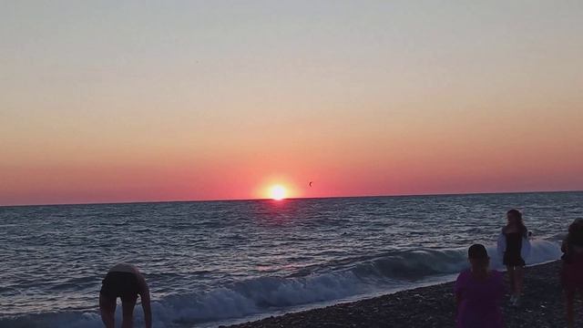 Закат на Черном море