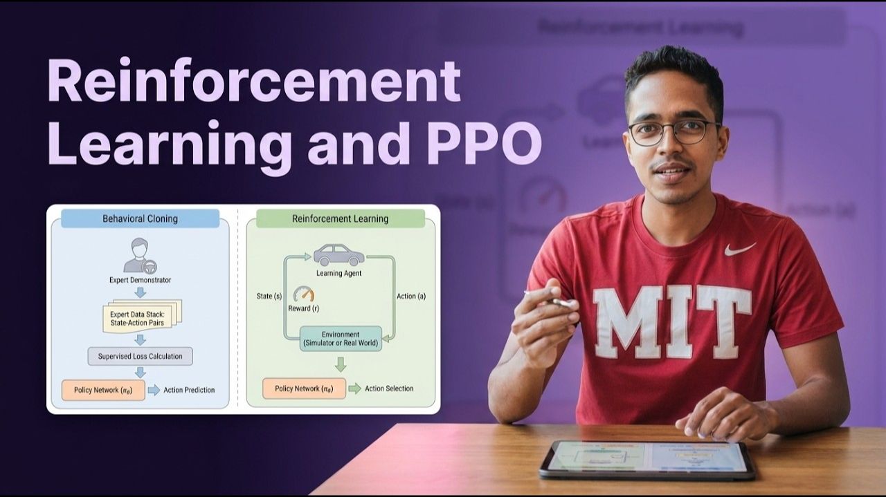8) Introduction To Reinforcement Learning And PPO For Robotics VLA For Autonomous Driving Series