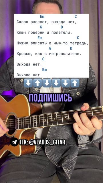 СПЛИН ВЫХОДА НЕТ РАЗБОР НА ГИТАРЕ