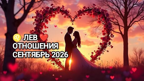 ♌ ЛЕВ ❤️ ОТНОШЕНИЯ СЕНТЯБРЬ 2026