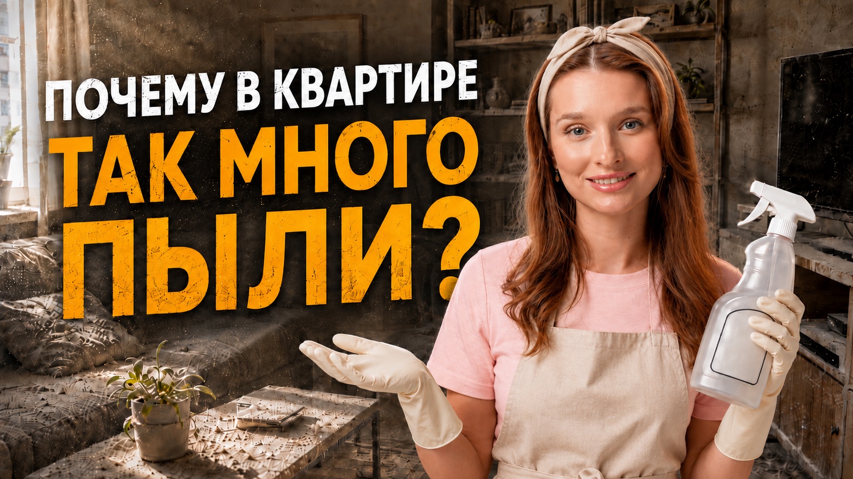 Убираетесь каждый день, а ПЫЛЬ возвращается? / 4 реально РАБОТАЮЩИХ совета, как это исправить!