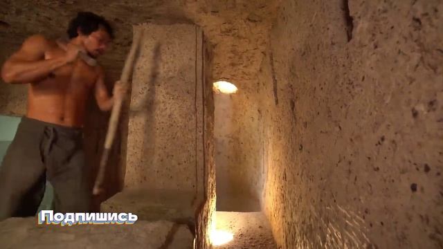 Два брата роют тоннель в горе, чтобы построить под землей потрясающую квартиру