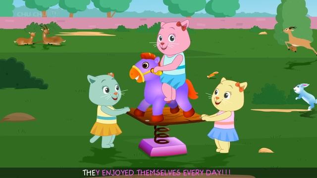 Три маленьких котенка пошли в парк - НОВЫЕ Cutians  ChuChu TV Детские стишки и песни