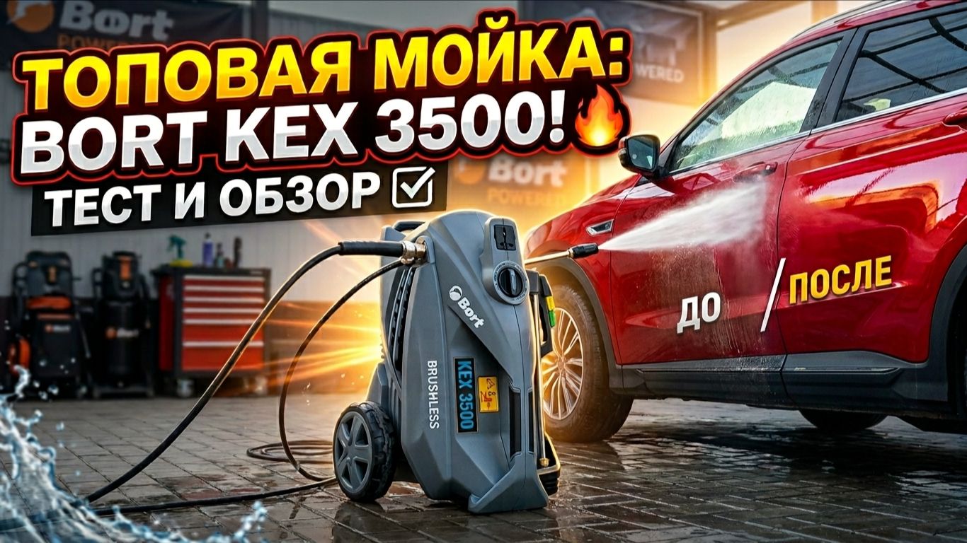 Bort KEX-3500 мощность, компактные размеры, работа из емкости