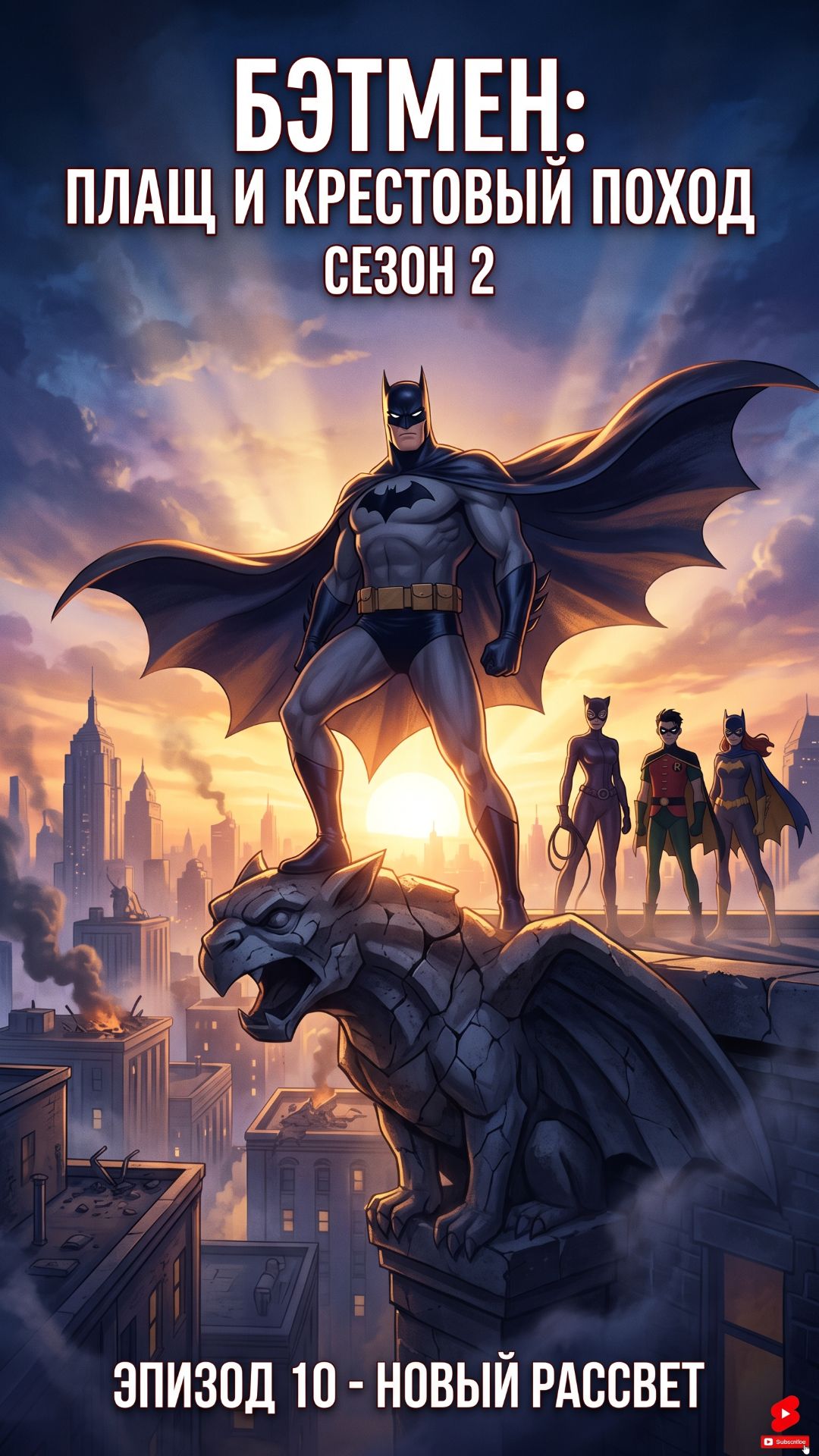 Бэтмен Крестоносец в плаще 10с1 / Batman: Caped Crusader