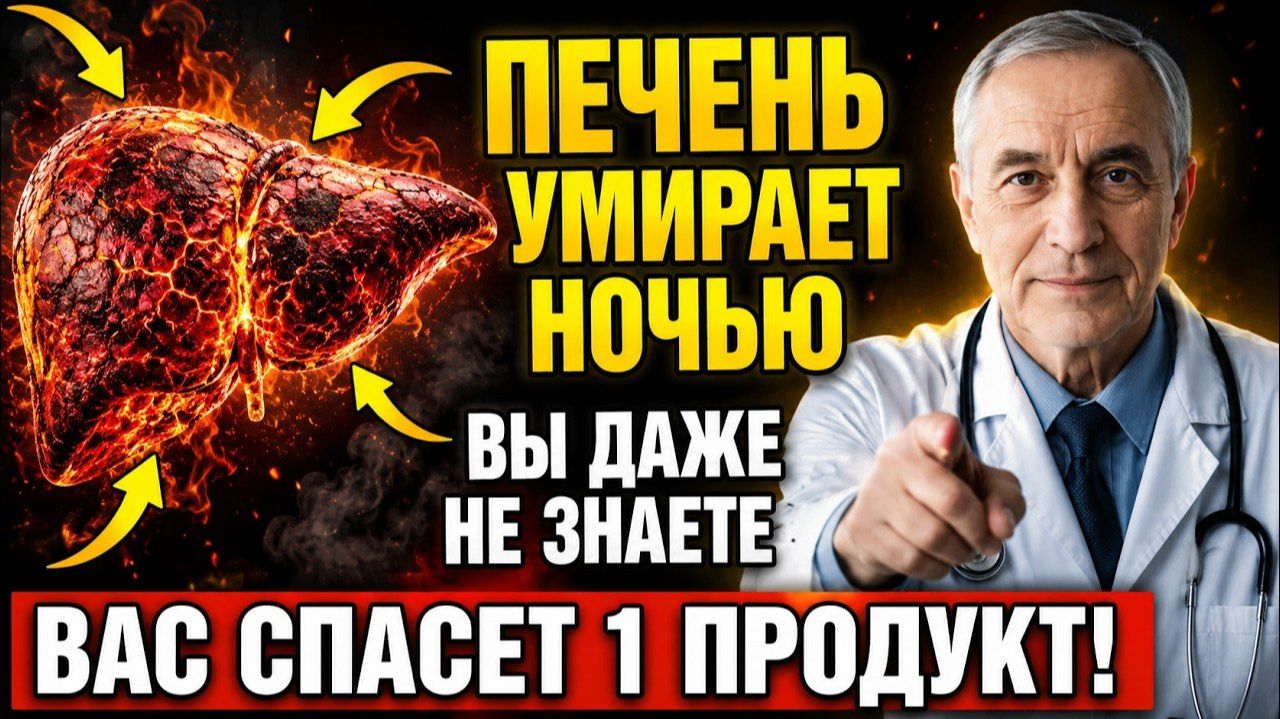 ПЕЧЕНЬ ОЧИСТИТСЯ ЗА НОЧЬ! Самый Мощный Продукт Для Восстановления ! Секрет Раскрыт