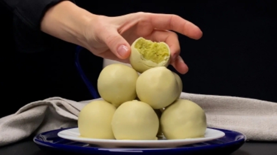 Идеальные фисташковые Cake Pops всего за 30 минут...🍰🍫😋