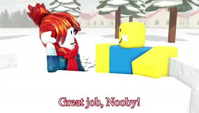 РОБЛОКС ИГРА В СНЕЖКИ