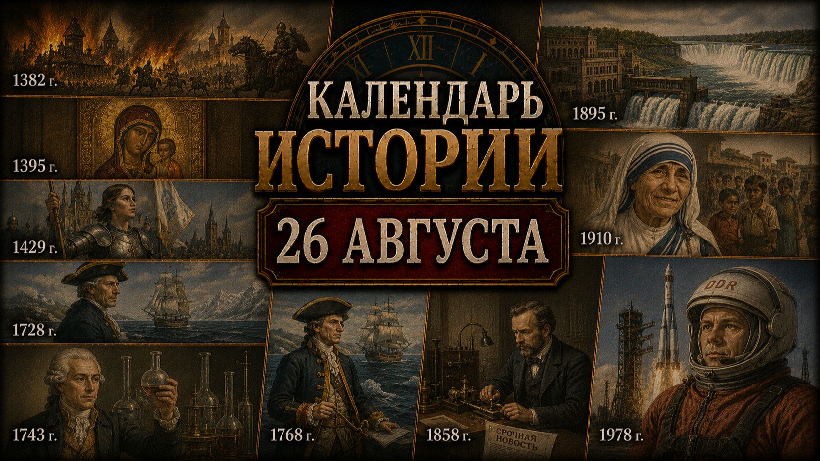 КАЛЕНДАРЬ ИСТОРИИ 26 АВГУСТА