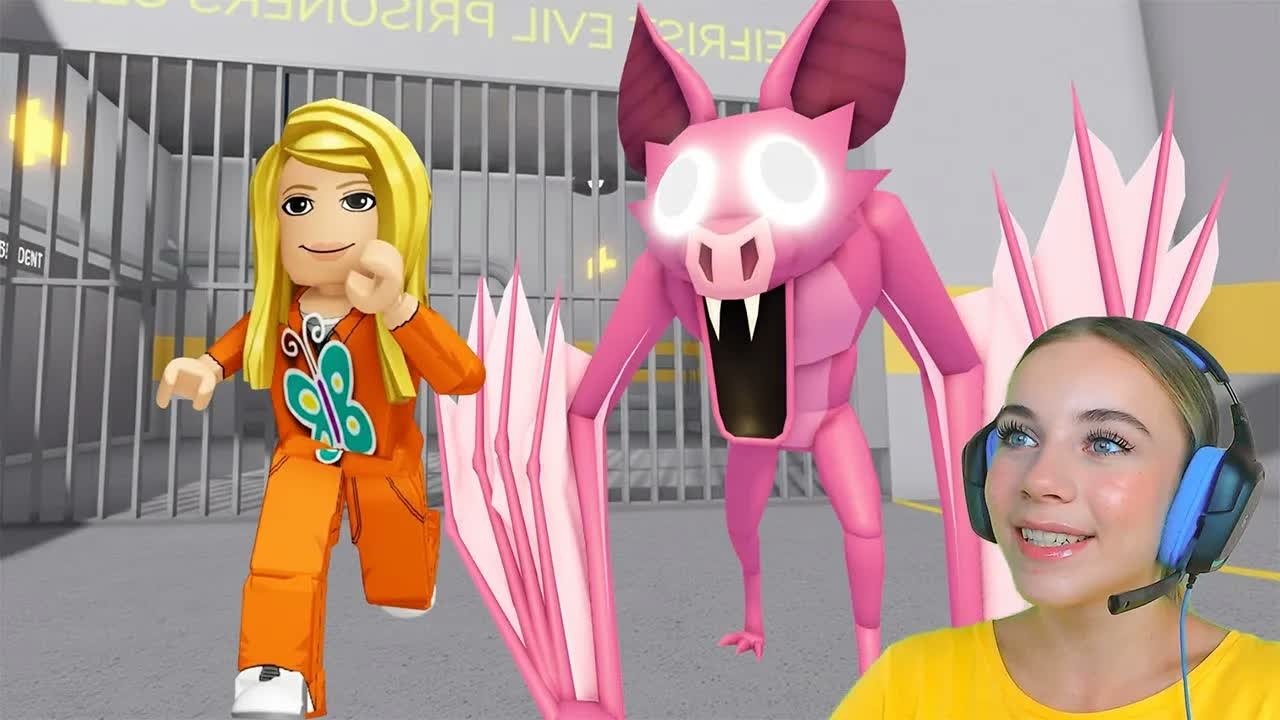 ПОБЕГ ИЗ ТЮРЬМЫ ЛЕТУЧЕЙ МЫШИ в ROBLOX!