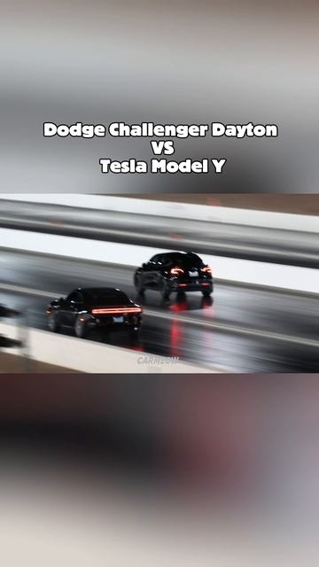 Dodge Challenger Dayton VS Tesla Model Y #vs #tesla #dodge