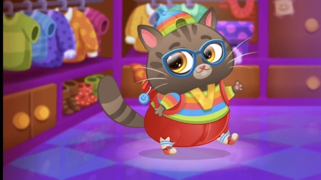 Кот Буббу. Модник Буббу. Игры для детей.