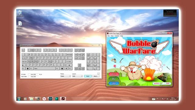 FLASHINU FLASH GAME 2 PLAYER BUBBLE BOOM WARFARE فلاشينيوم حروب قنابل الفقاعات لاعبان