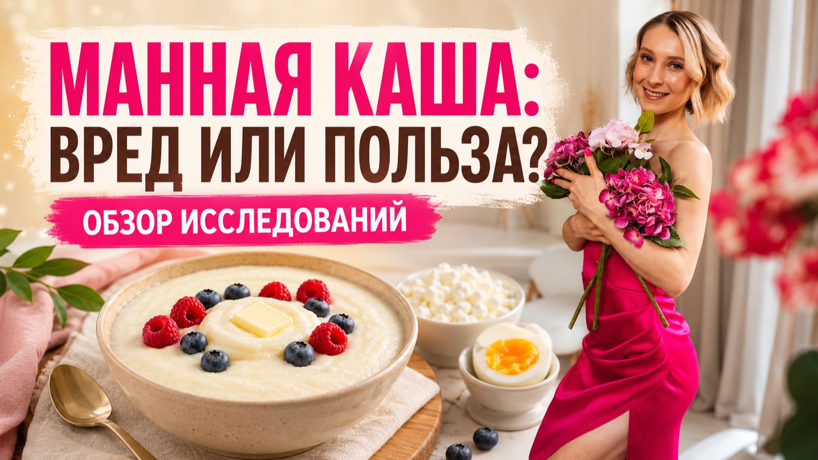 ЧЕМ ПОЛЕЗНА МАННАЯ КАША? КАК ГОТОВИТЬ МАНКУ? Манная крупа: витамины и минералы. Нутрициология.