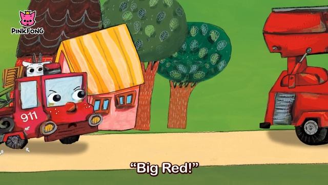 Первый пожар Лил Рэда  Истории об автомобилях  PINKFONG Время историй для детей
