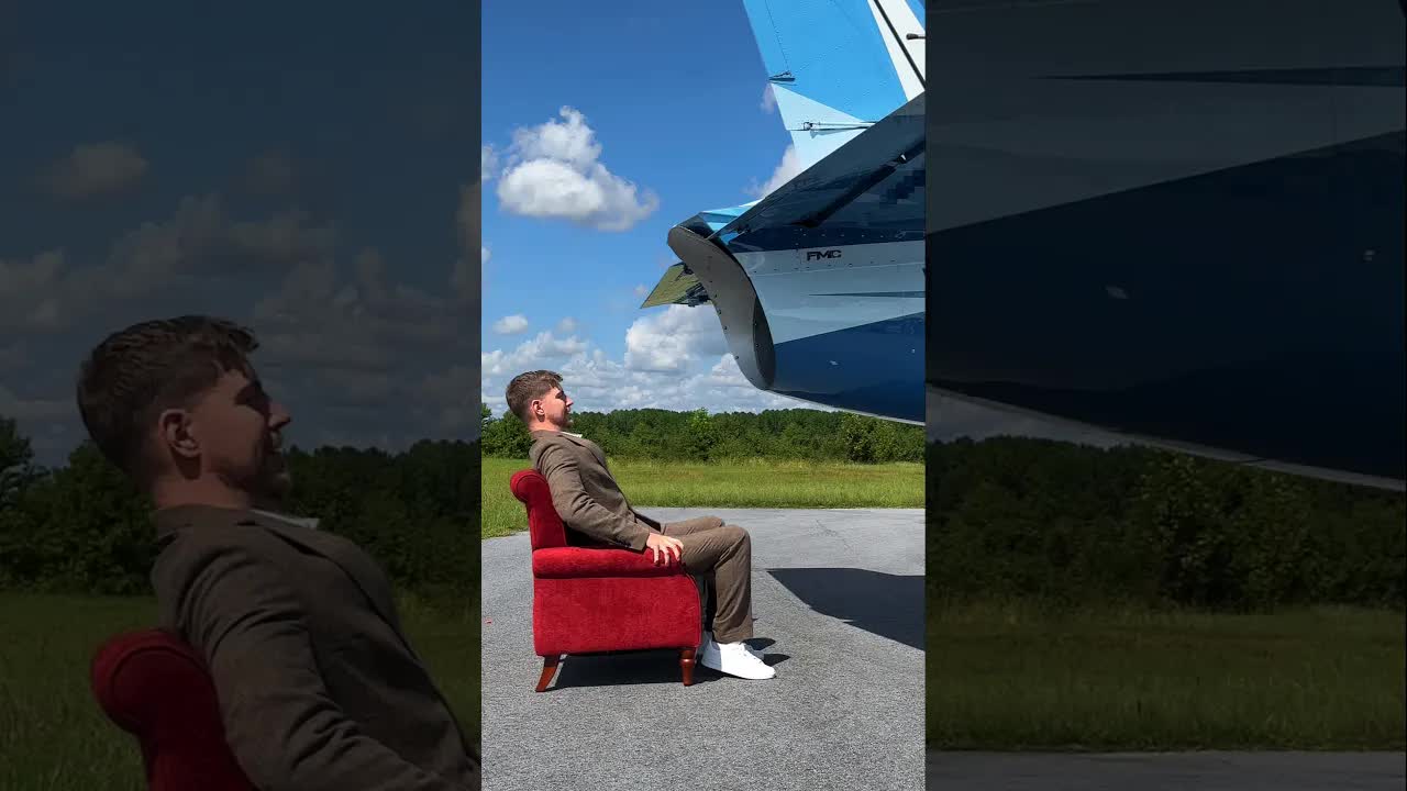 Человек Vs Реактивный Двигатель (Мистер Бист | Mr. Beast | Mr.Beast)