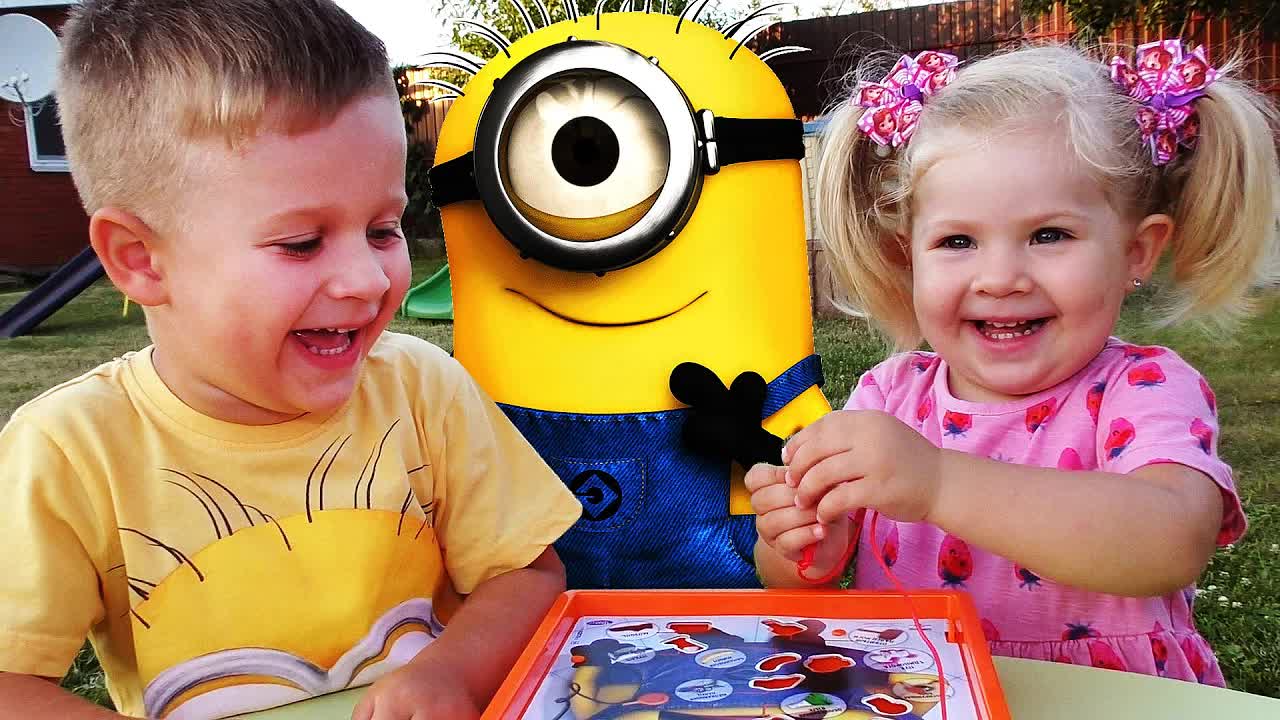 Игра ОПЕРАЦИЯ МИНЬОНЫ, и Кубик-Сюрприз Unboxing New Toys