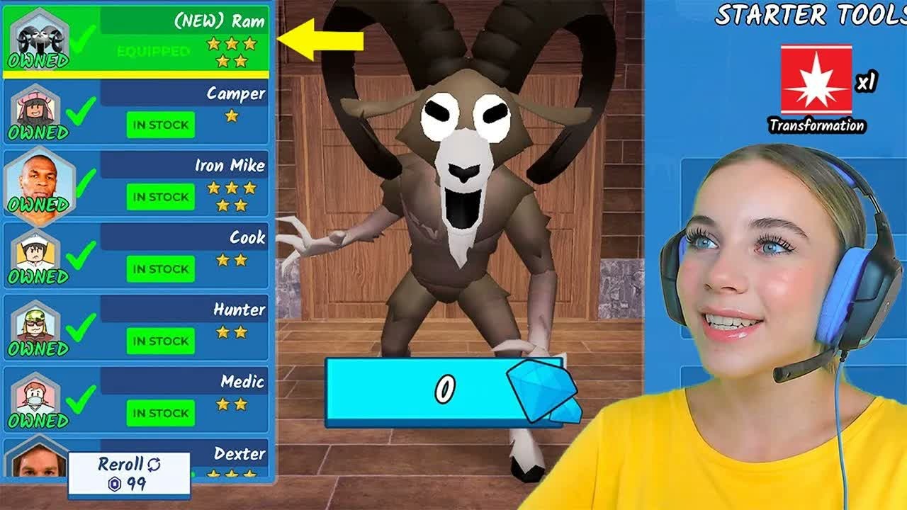 КУПИЛА СЕКРЕТНЫЙ КЛАСС КОЗЛА В 99 ДНЕЙ ВЫЖИВАНИЯ В ЛЕСУ в ROBLOX!